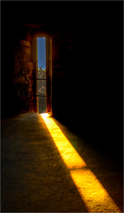Noted Boston fine art photographer David Lee Black photographs the interior of Blarney Castle, Ireland. 